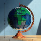 Globe terrestre en briques 2420 pièces