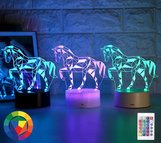 Horse 3D LED Lamp