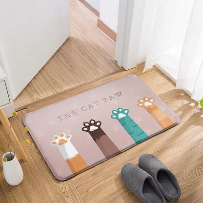 Flannel Kitten Doormat