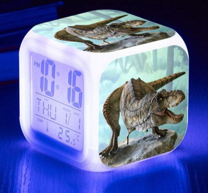 Dino LED morning alarm clock