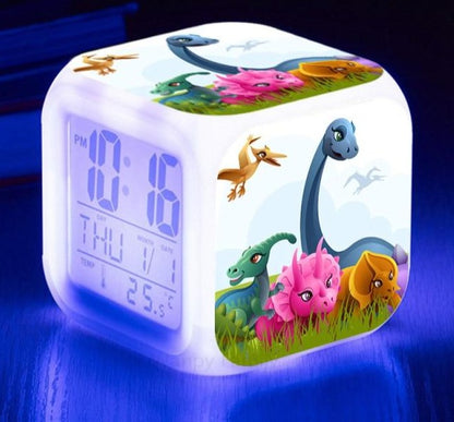 Dino LED morning alarm clock