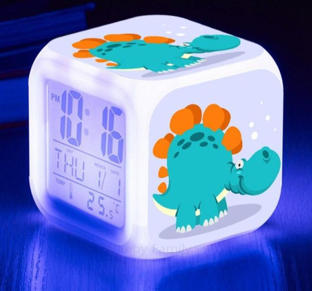 Réveil matin LED Dino