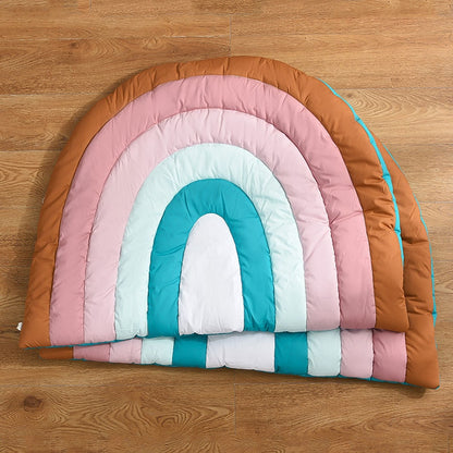 Rainbow cushion rug