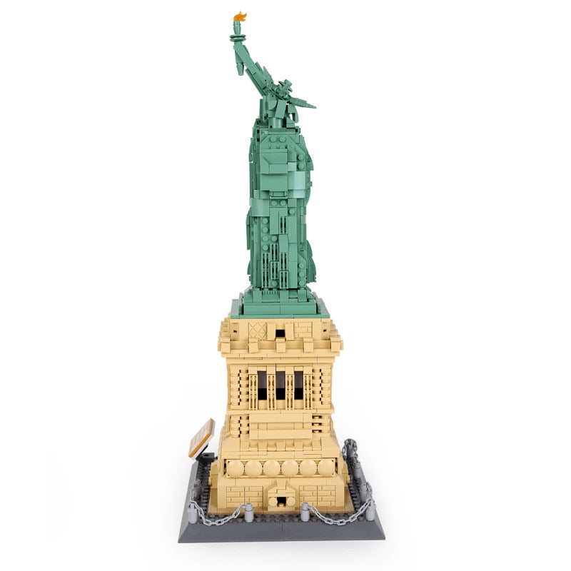 Statue de la liberté en briques