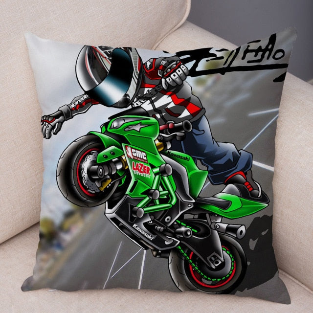Moto Extreme cushion cover