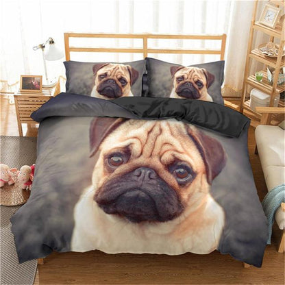 Bed set with Pug 2