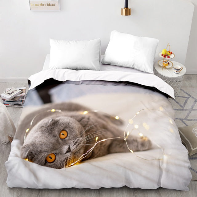 Ensemble de lit Fluffy Cat