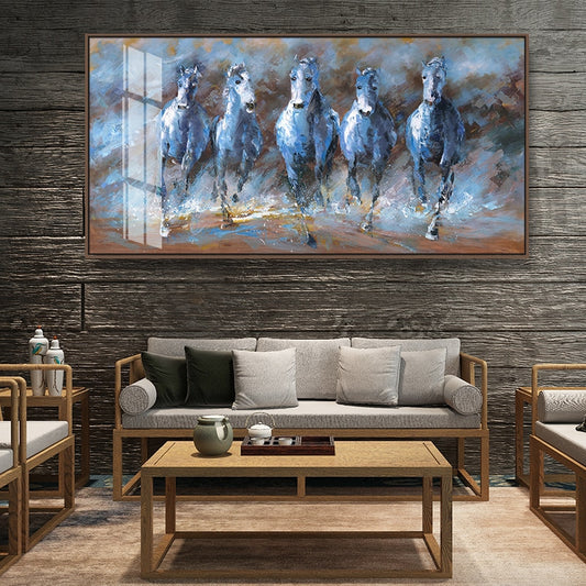 Galloping Horses Canvas Wall Art