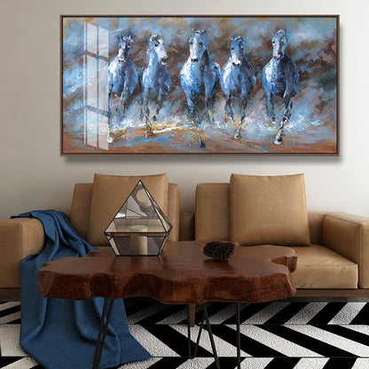 Galloping Horses Canvas Wall Art
