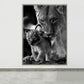 Lion&Cub wall art
