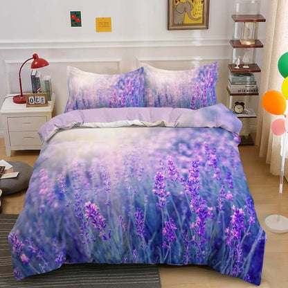 Lavender Field Bed Set