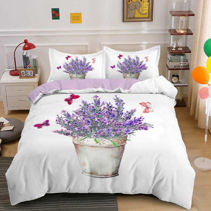 Lavender Field Bed Set