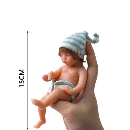 Mini reborn baby girl Full silicone