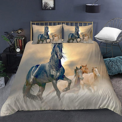 Bed set with Unicorn Horses / 8 models