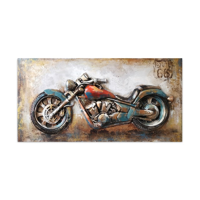 Art mural Canvas Moto Vintage / 9 modèles