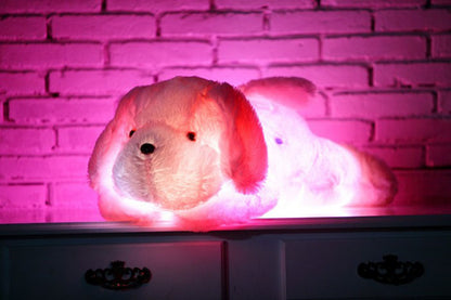 Peluche chien LED