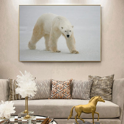 Polar Bear Canvas Wall Art