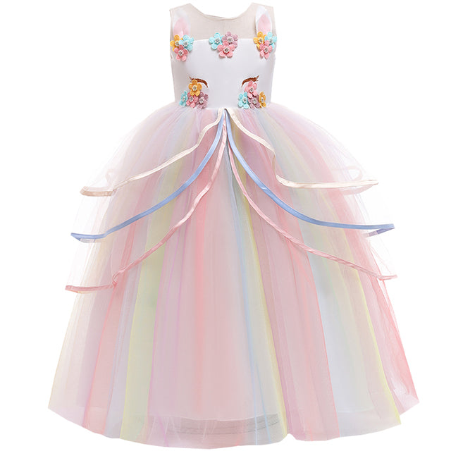 Rainbow princess dress