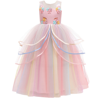 Robe de princesse Rainbow