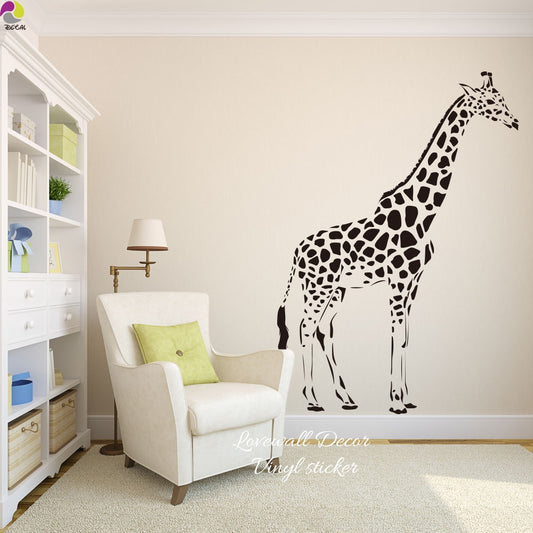 Autocollant mural Girafe
