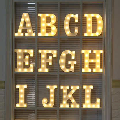 LED letter for wall or shelf
