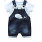 Overalls and t-shirt set 3m to 24m