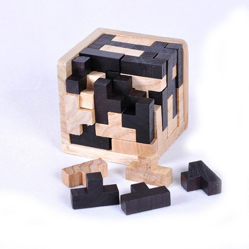 Puzzle 3D en bois