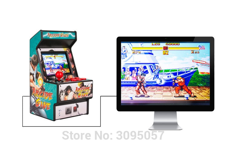 Mini arcade rétro avec 156 jeux