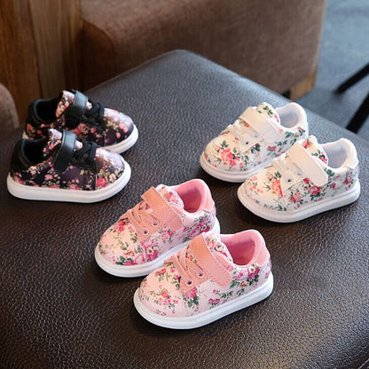 Flowered Shoes/ 2 to 8.5