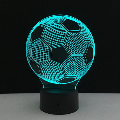 Lampe Soccer 3D LED