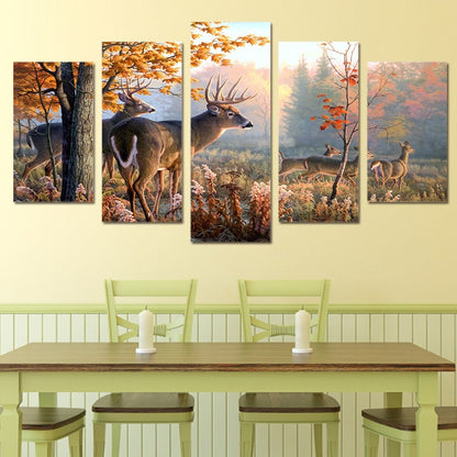 Deer wall art (with or without frame)